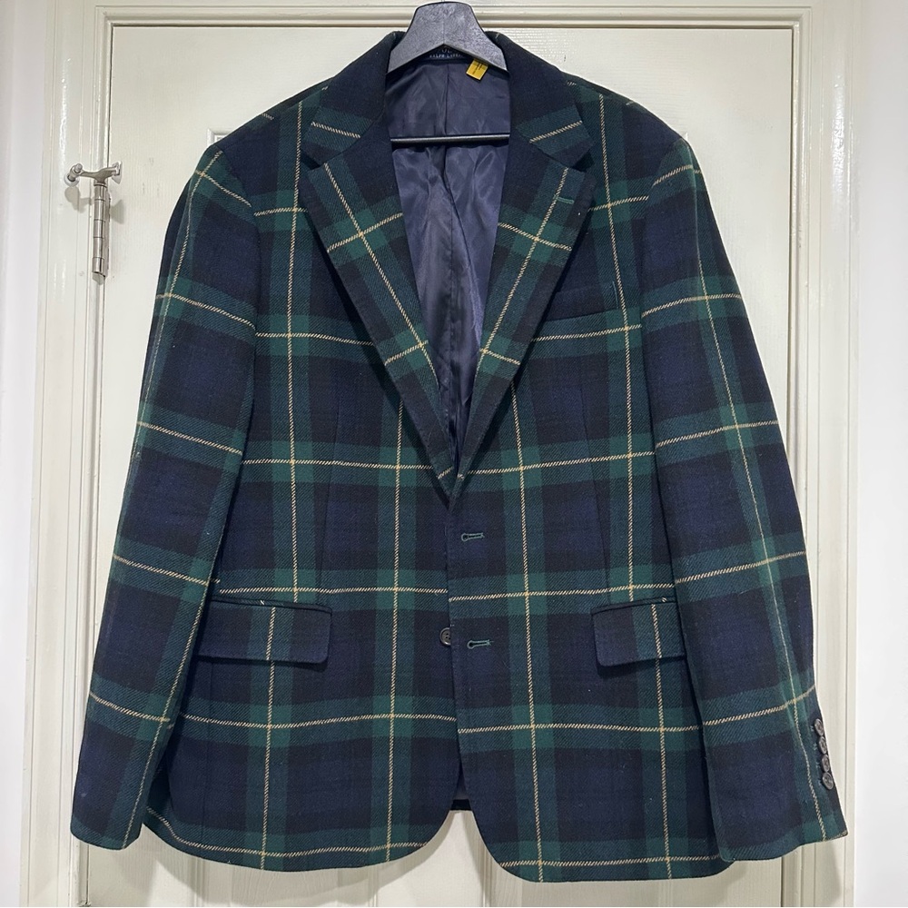 Worn Once! Ralph Lauren Plaid Blazer